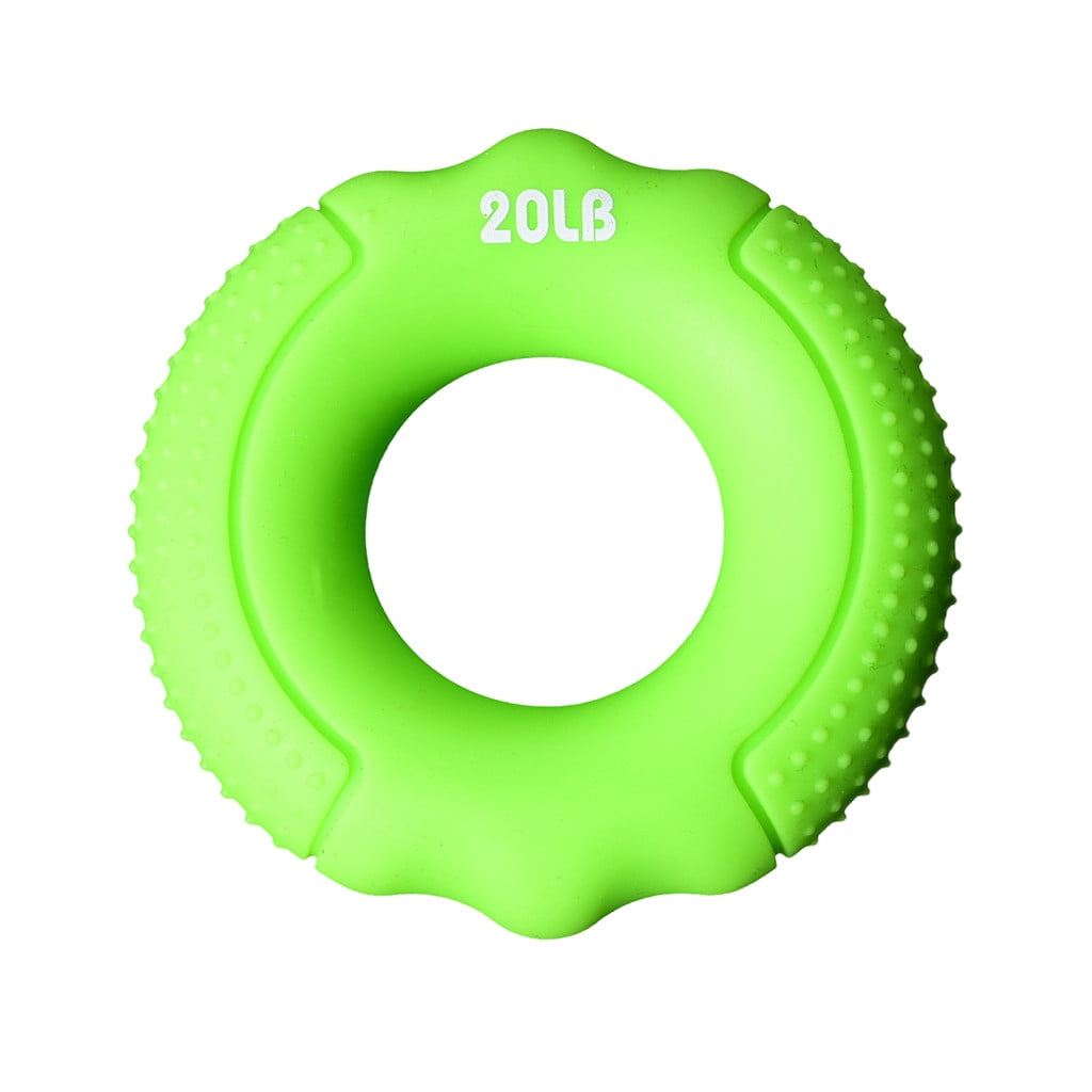Special Offer, Vsgery Carpal Tunnel Hand Grip, Finger Strength Trainer, Ergonomic Design, for Office/Travel, Reusable Silicone, Wrist Support, for Typists, Fitness Training Aid|Silica gel,Green